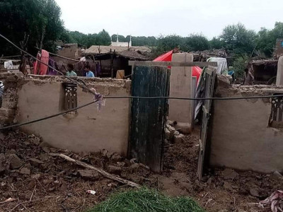 Construction of a House for a Flood-Affected Family in Muzaffarabad